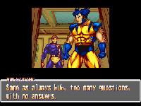 une photo d'Ã©cran de Marvel Super Heroes sur Sega Saturn